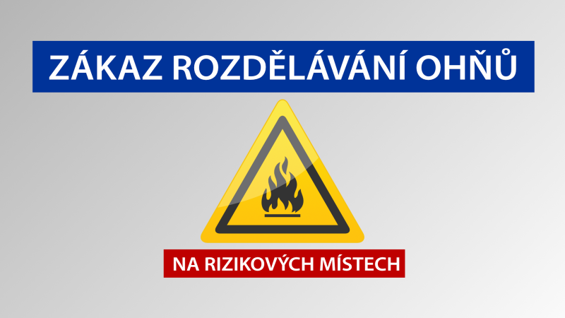 Doba zvýšeného nebezpečí vzniku požáru pro území hlavního města Prahy od 14. 5. do 16. 5. 2024